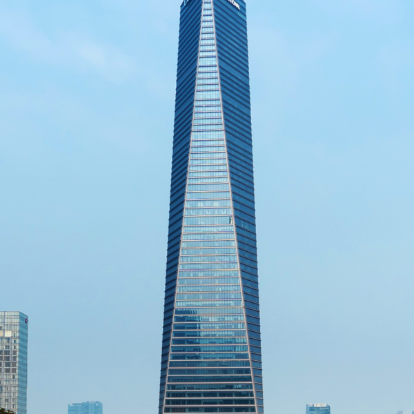 POSCO Tower-Songdo signage